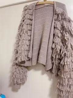 フリンジカーディガン
