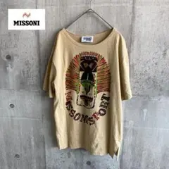 ↓値下げ中【MISSONI】ビックロゴ デザイン Tシャツ