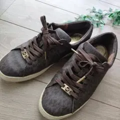 Michael Kors ダークブラウン スニーカー　24.5