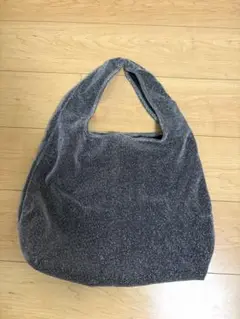 ラメトートバッグ　シルバー