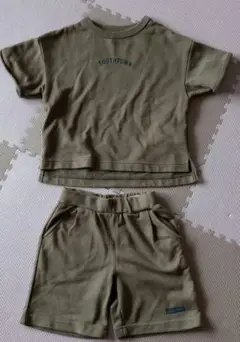 コーエンcoen裏毛セットアップ半袖Tシャツとショートパンツ 110カットソー
