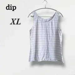 dip ストライプ タンクトップ XL 美品 アメリカ古着 レア
