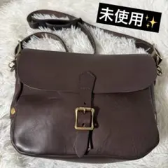 ⭐️未使用⭐️ VASCO ヴァスコ　ポストマン　ショルダーバッグ　ダークブラウン
