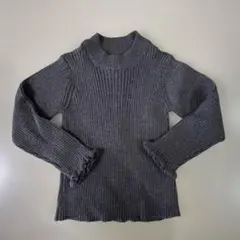 キッズ　トップス　グレー　98センチ
