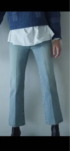 CLANE CENTER PRESS STRAIGHT DENIM