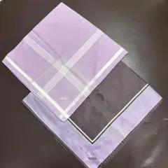 銀座和光　WAKO ストライプデザイン ハンカチセット