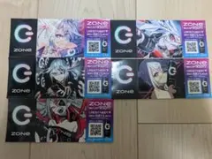 ZONe ぞん子 ステッカー 全5種コンプセット