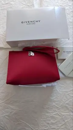 新品未使用✨箱付き　GIVENCHY バニティポーチ　ミラー 新品】GIVENCHY ジバンシー ミラー付きポーチ ボタニカル柄