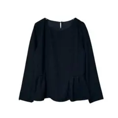 ✨新品✨Index インデックス (L)ペプラムトップス/ラメ入/秋冬/黒