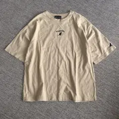 KANGOL ロゴTシャツ ベージュ Lサイズ