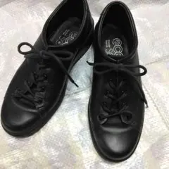 ECCO　エコー　レザー　シューズ　22.5　スニーカー 黒