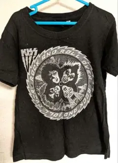 KISS ロックバンド Tシャツ 黒　120