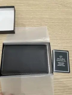 SOMÉS SADDLE 名刺入れ 黒 レザー 50周年