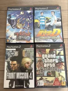 【PlayStation2】ゲームソフト4点セット