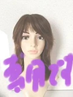 美品!バージンヘア人毛100%ウィッグ かつら