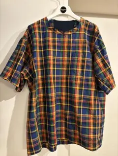 White Mountaineering サイズ2 チェック柄 半袖 Tシャツ