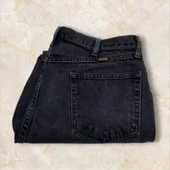 【RUSTLER ブラックデニムパンツ ラスラー 38x29 XL】
