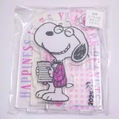 梅田　スヌーピーフェスティバル　2025　スヌーピー　アクリルスタンド　ピンク