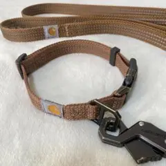 gen カーハート　Carhartt ブラウン ハーネス・リードセット Carhartt】ハーネス＆リードセット カーハート ドッグ (Carhartt