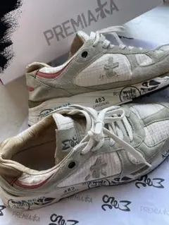 PREMIATA 483 スニーカー　ベージュホワイト　プレミアータ　42サイズ