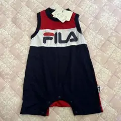 FILA ロンパース ネイビー/レッド