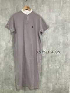 U.S.POLO ASSN. ユーエスポロアッスン ロングやワンピース グレー