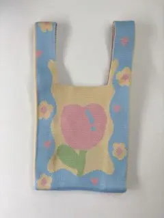 桃イラストのエコバッグ ts、