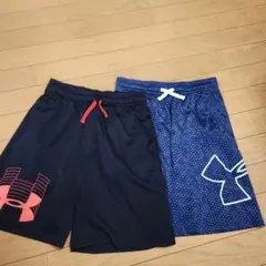 値下げ！Under Armour ハーフパンツ YLG 2枚セット