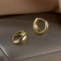 【No.53】ゴールド フープ ピアス シンプル