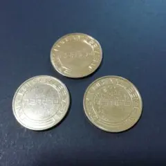 ナムコ　アミューズメント　金　メダル　コイン　3枚セット