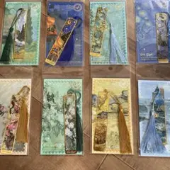 ゴッホアートしおりセット 8個