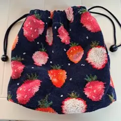 フェイラーイチゴドット巾着