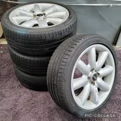 YOURS ユアーズ18インチ ホイールセット MINI R55R56R57 即納可能】Amsechs WHEEL BKBD(18x7.5J IN40 5H/112) 4本セット