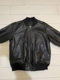 FTCダークブラウンレザー ボンバージャケット FTCダークブラウンレザー ボンバージャケット
