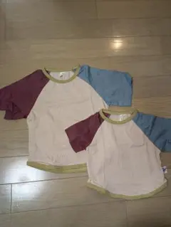 値下げ★95cm★120cm★ラーゴム★兄弟★姉妹★おそろい★ 半袖★Tシャツ★