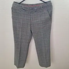 BURBERRY BLUE LABELチェック柄ベルト付きパンツ　サイズ38