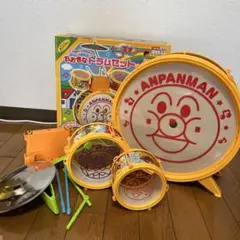 アンパンマン おおきなドラムセット　箱付き　絶版品　　早い人勝ちです アンパンマン 大きなドラムセット」買いました！ | わくわく