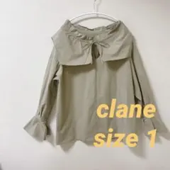 CLANE ブラウン シャツ