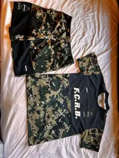 SOPH Bristol 迷彩柄 FCRBセットアップ シャツはL パンツはM