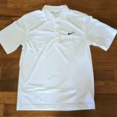 Nike Dri-FIT ホワイト ポロシャツ M