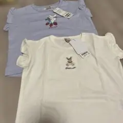 新品　プティマイン　petit main 110cm Tシャツ 2枚セット