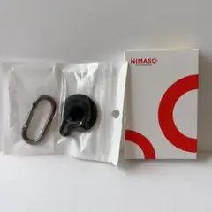 NIMASO AirTag ケース アップル エアタグ 用 保護カバー 黒