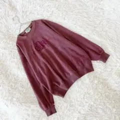 《クロコダイル》 (M) ロゴ刺繍プルオーバー 日本製 スタンダード 薄手 秋冬