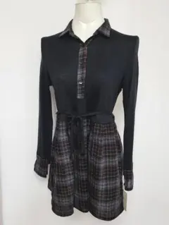 T60【値下げ】新品・タグ付き　IMPREVISTO　チュニック　M　毛100%