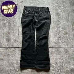archive grunge diesel flare denim pants