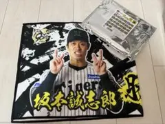阪神タイガース　勝利　フェイスタオル　2025年 第二弾　坂本誠志郎選手