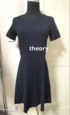 theory セオリー　半袖 Aライン ワンピース クリーニング済み