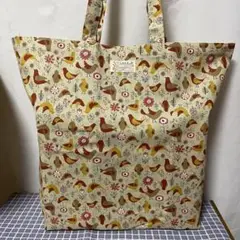 エコバッグ　ハンドメイド（小鳥）