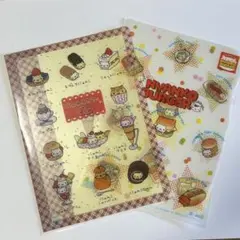 にゃんにゃんにゃんこ　クリアファイル2枚セット