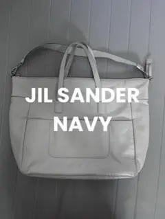 JIL SANDER NAVY shoulder tote -bag-